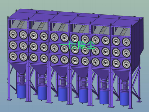 <b>濾筒除塵器</b>模型